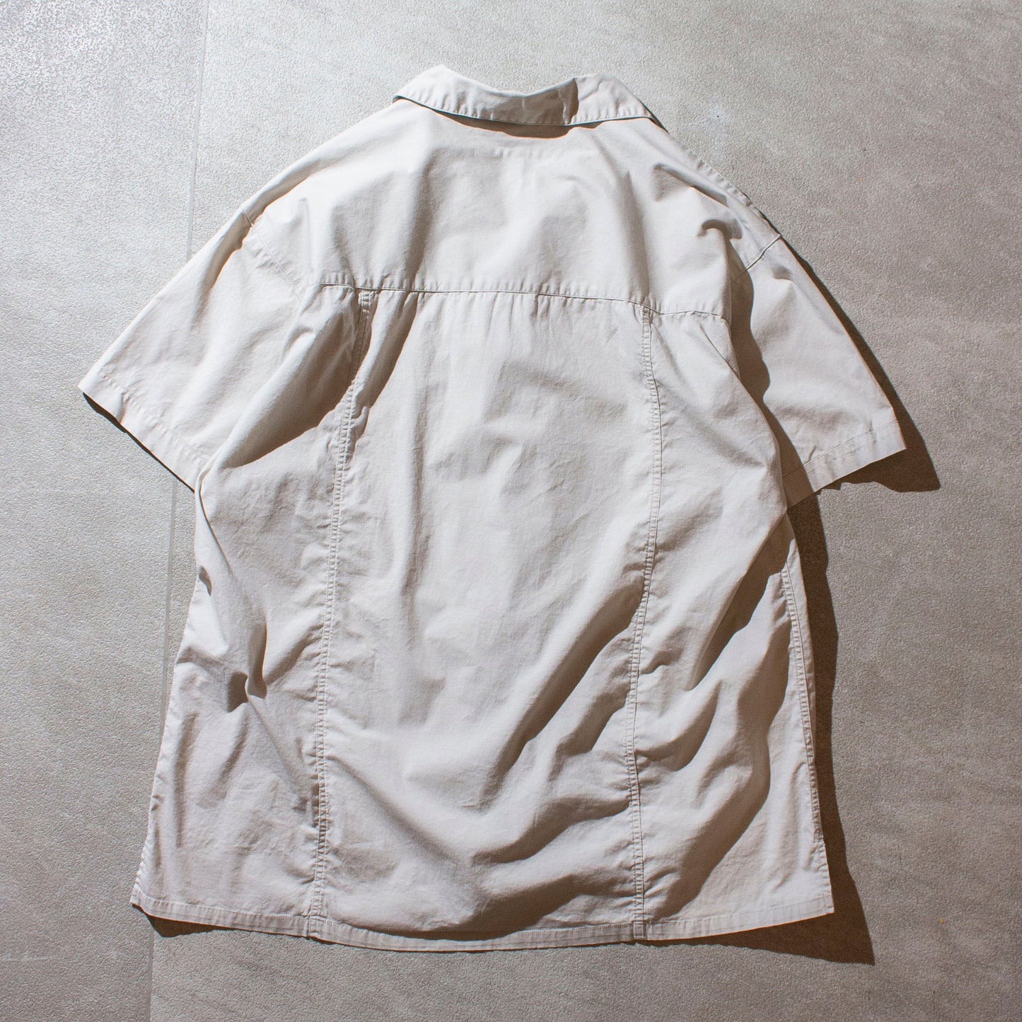 Typewriter Open Collar S/S Shirt