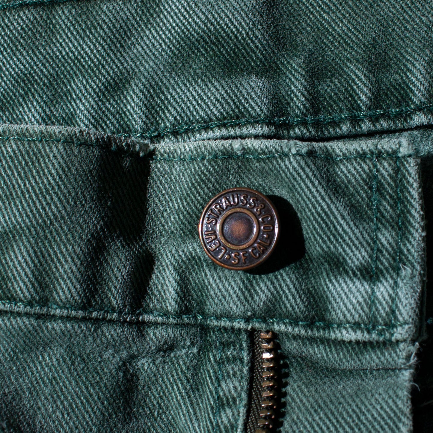 545 LOOSE ”後染め” Denim Pants Made in U.S.A.