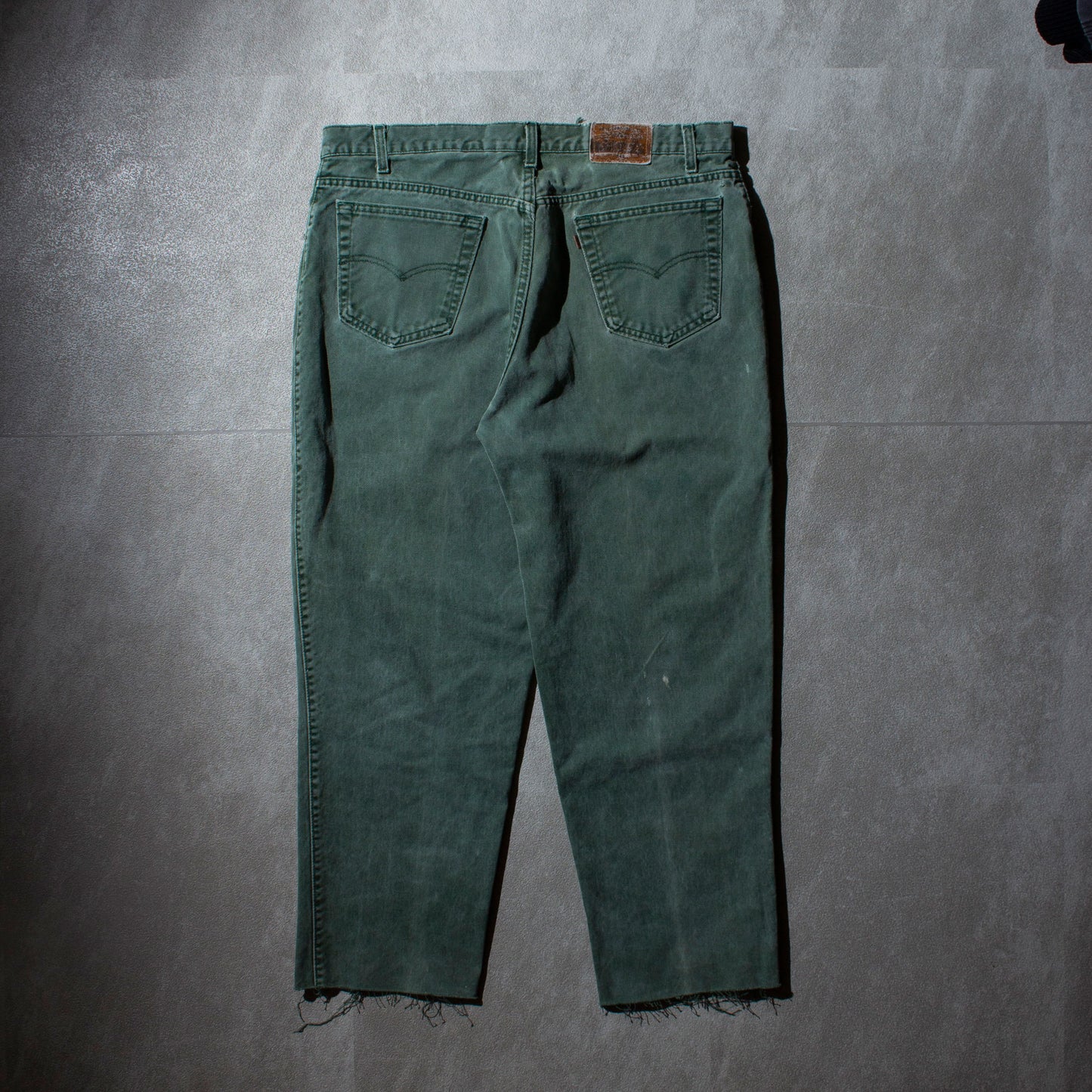 545 LOOSE ”後染め” Denim Pants Made in U.S.A.