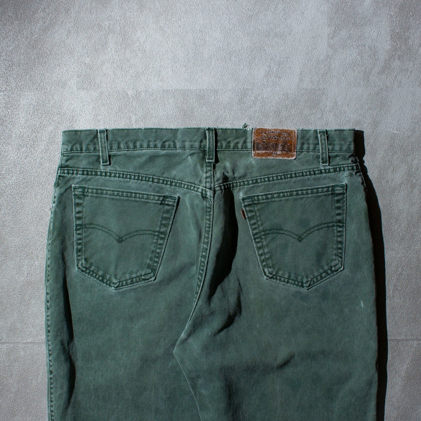 545 LOOSE ”後染め” Denim Pants Made in U.S.A.