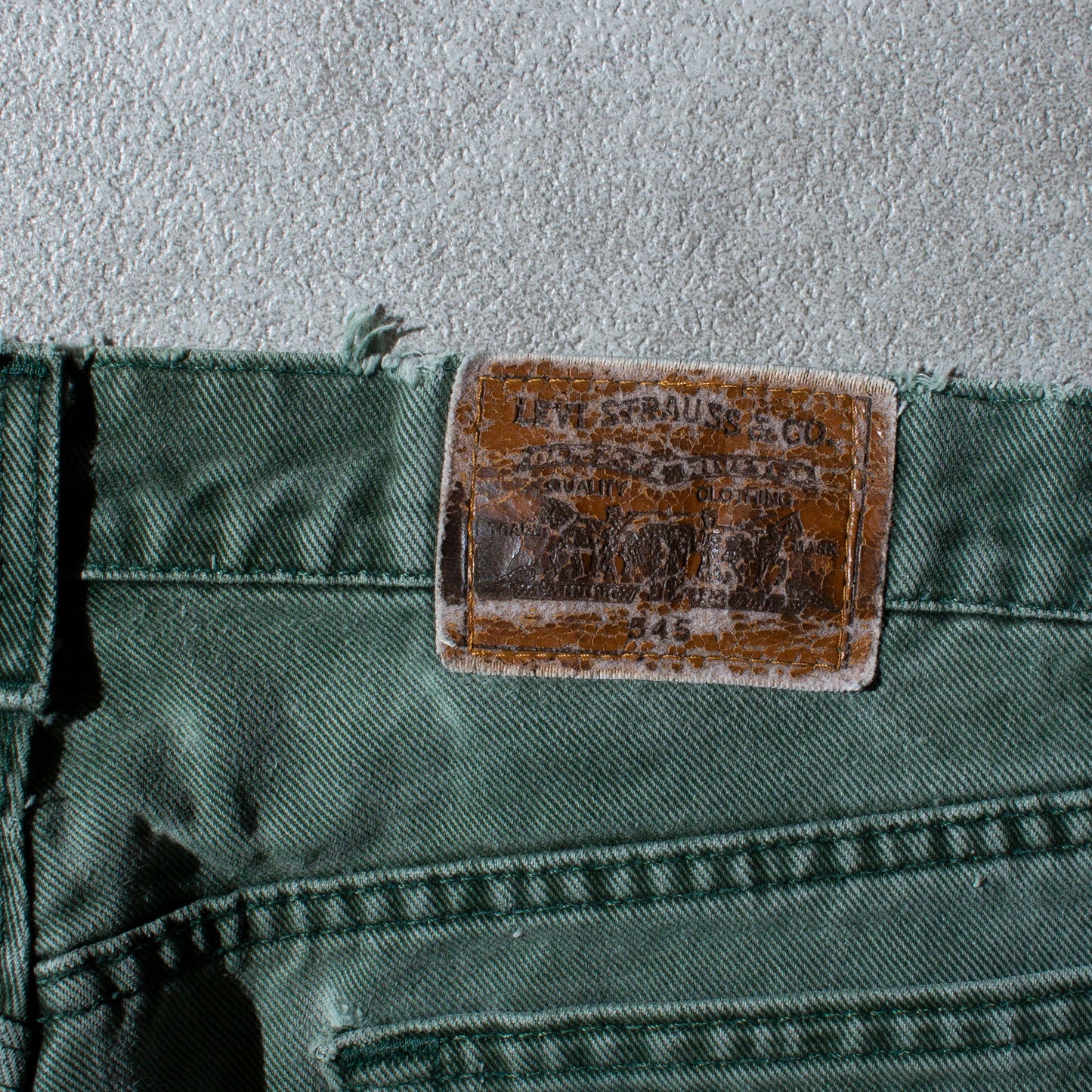 545 LOOSE ”後染め” Denim Pants Made in U.S.A.