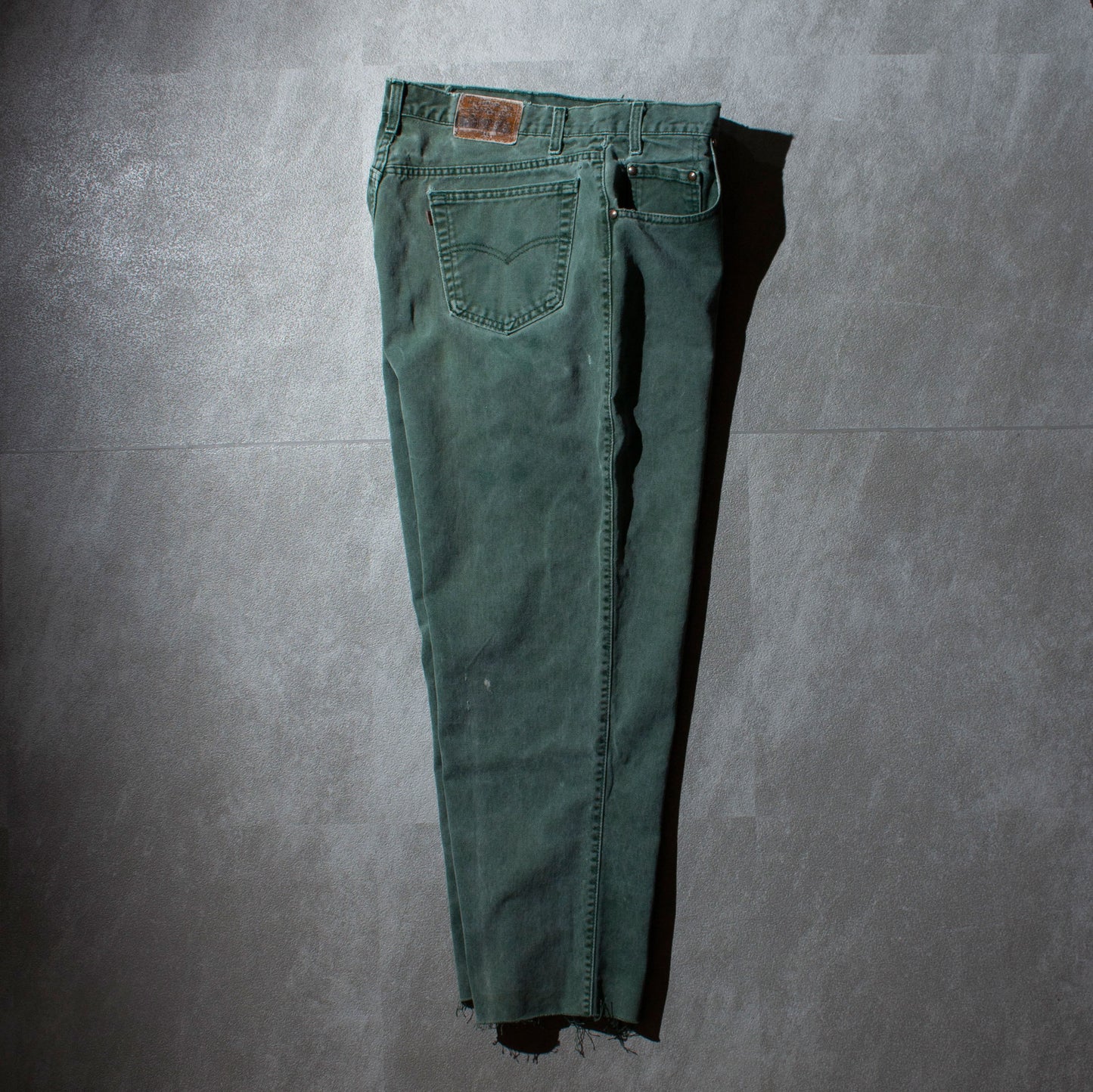 545 LOOSE ”後染め” Denim Pants Made in U.S.A.