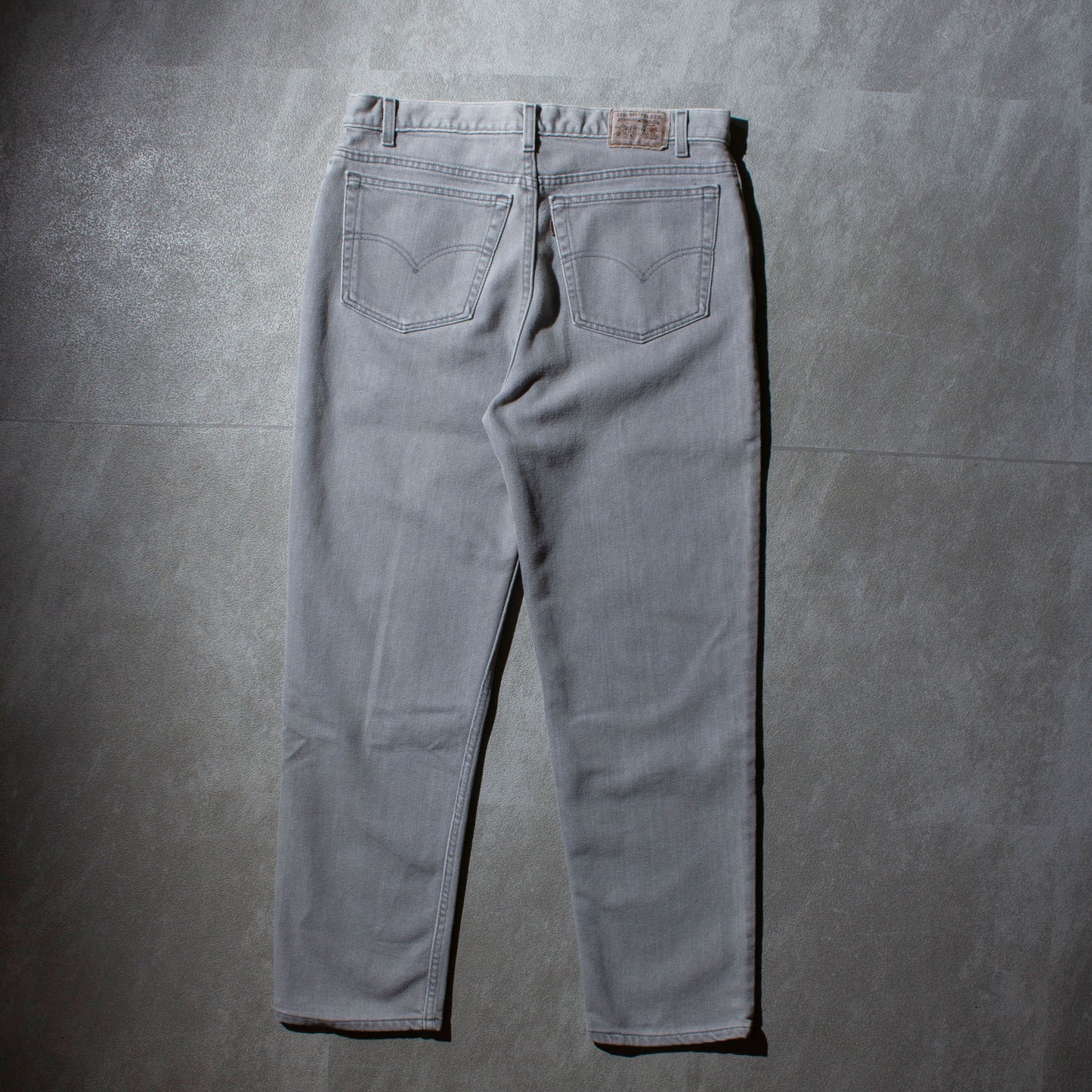 540 FLEX FIT "先染め" Gray Denim Pants Made in U.S.A.