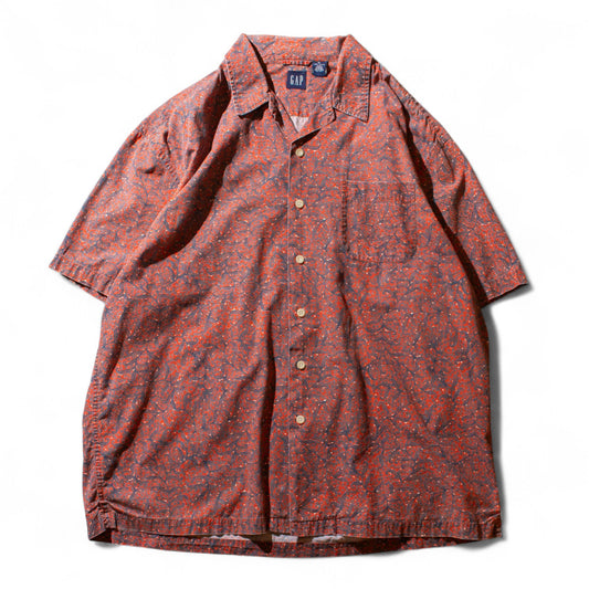 Paisley Open Collar S/S Shirt