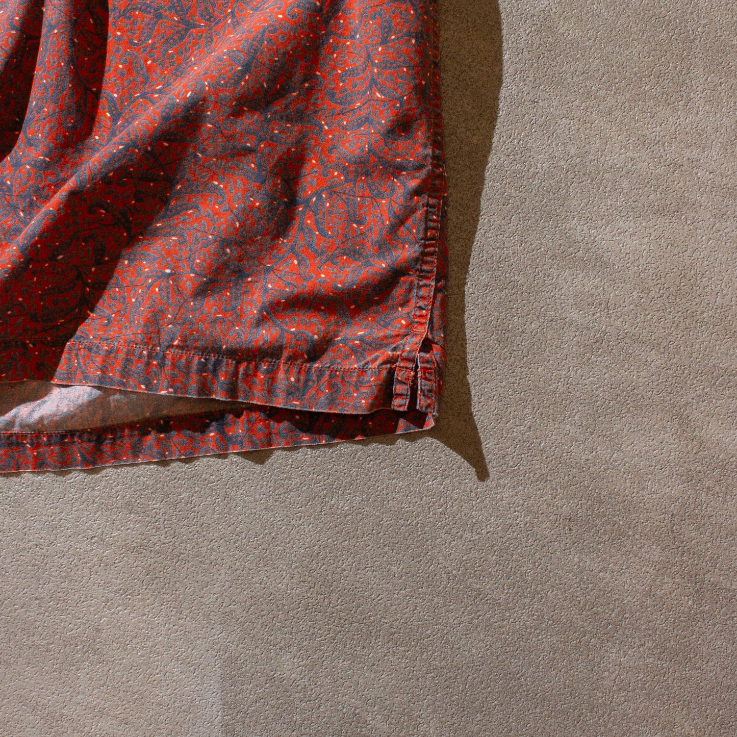 Paisley Open Collar S/S Shirt