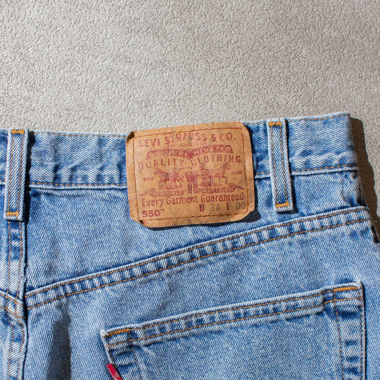 550 "RELAXED FIT" Denim Shorts