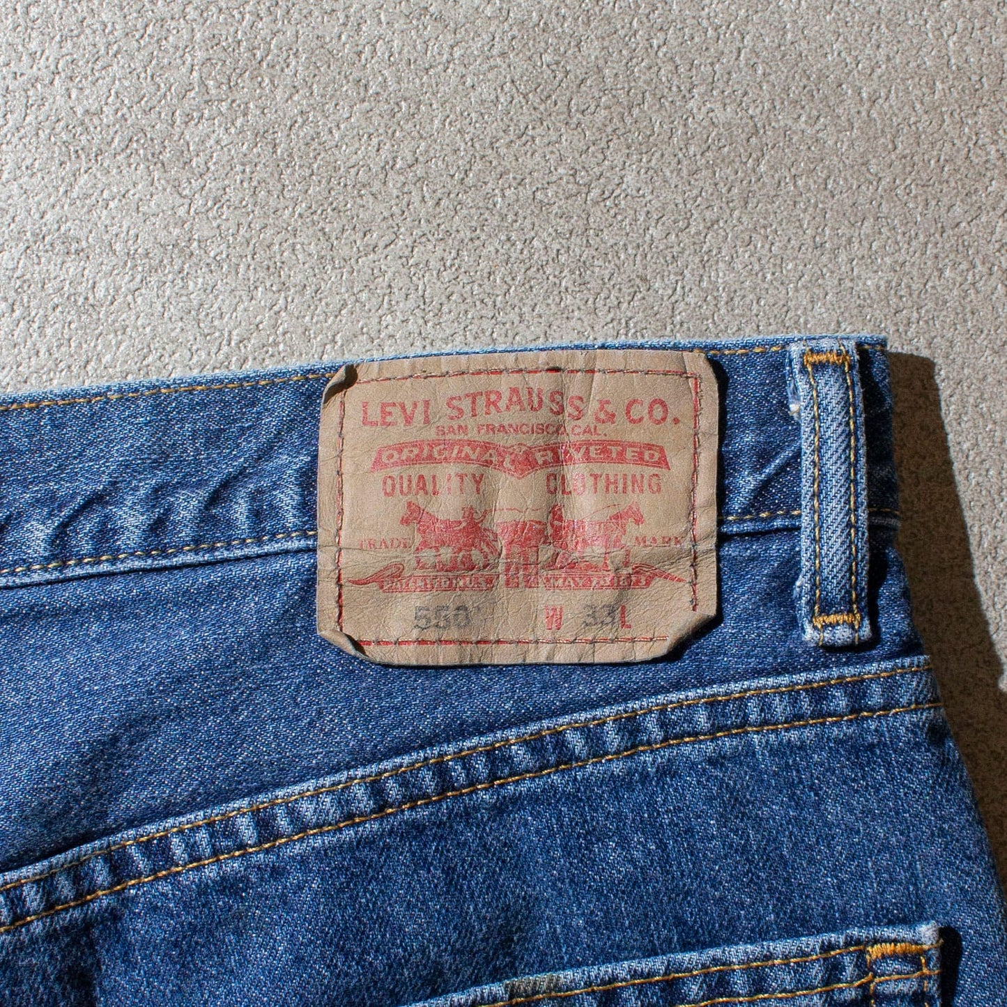 550 "RELAXED FIT" Denim Shorts