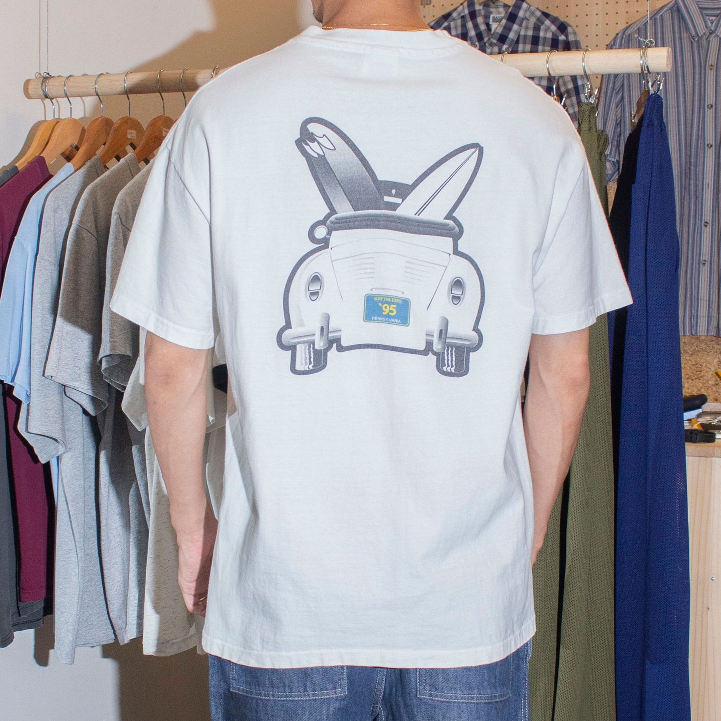 "Surf The Expo 95" T-Shirt Made in U.S.A.