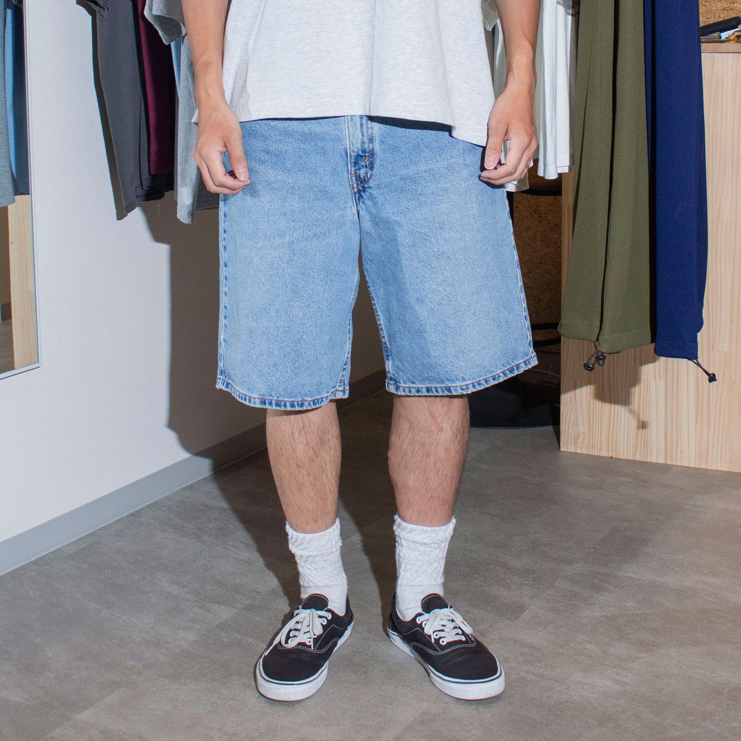 550 "RELAXED FIT" Denim Shorts