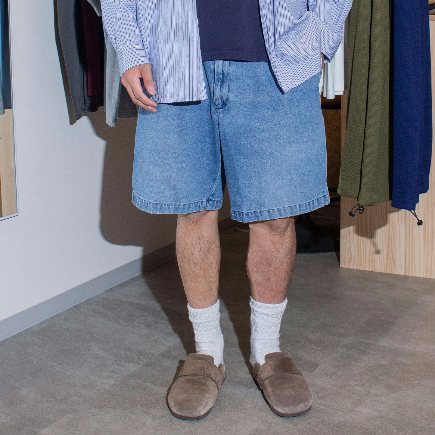 2tuck Denim Shorts