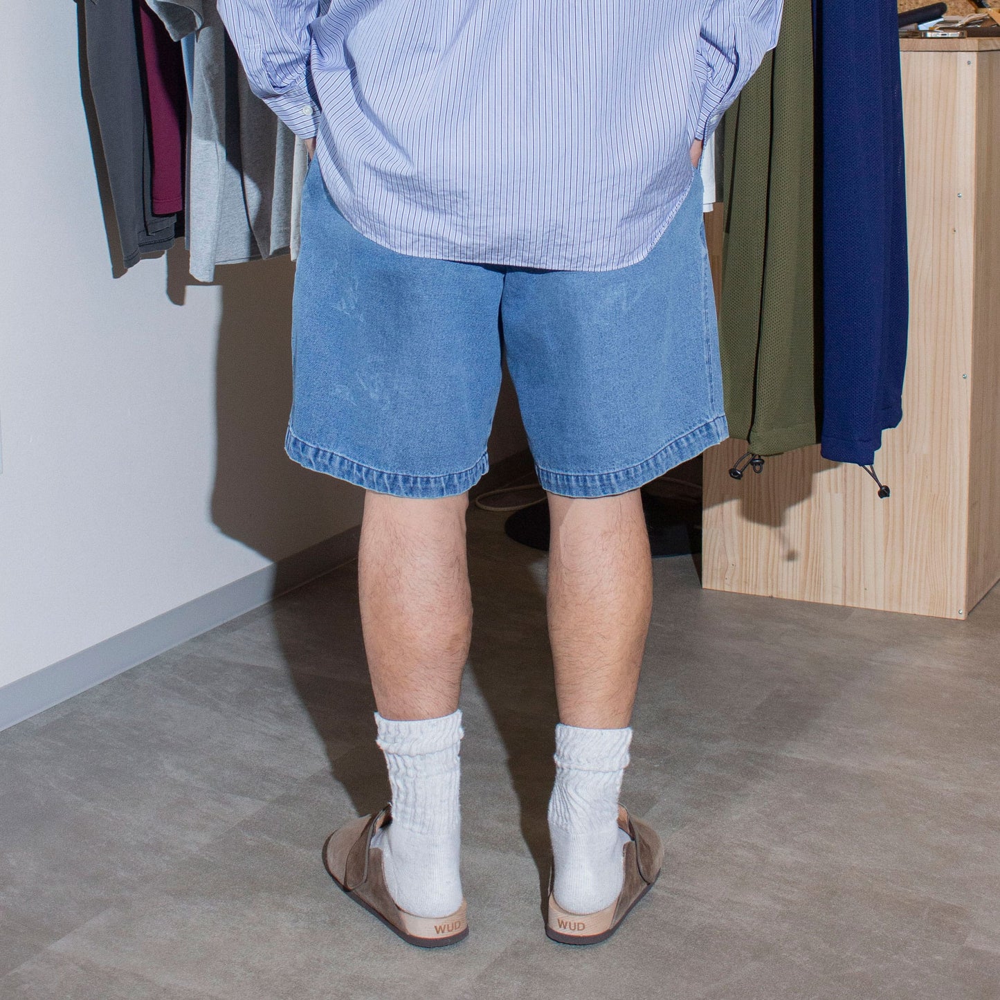 2tuck Denim Shorts
