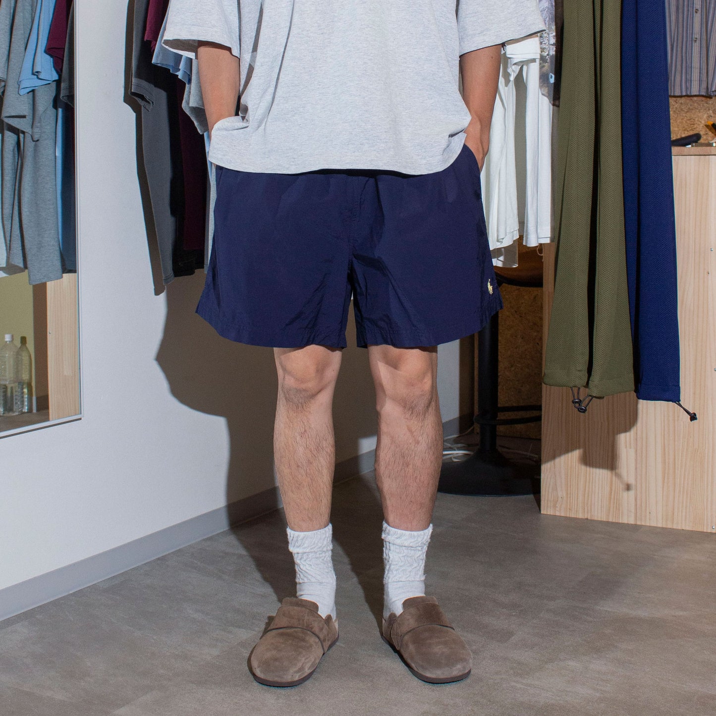 Cotton × Nylon Swim Shorts