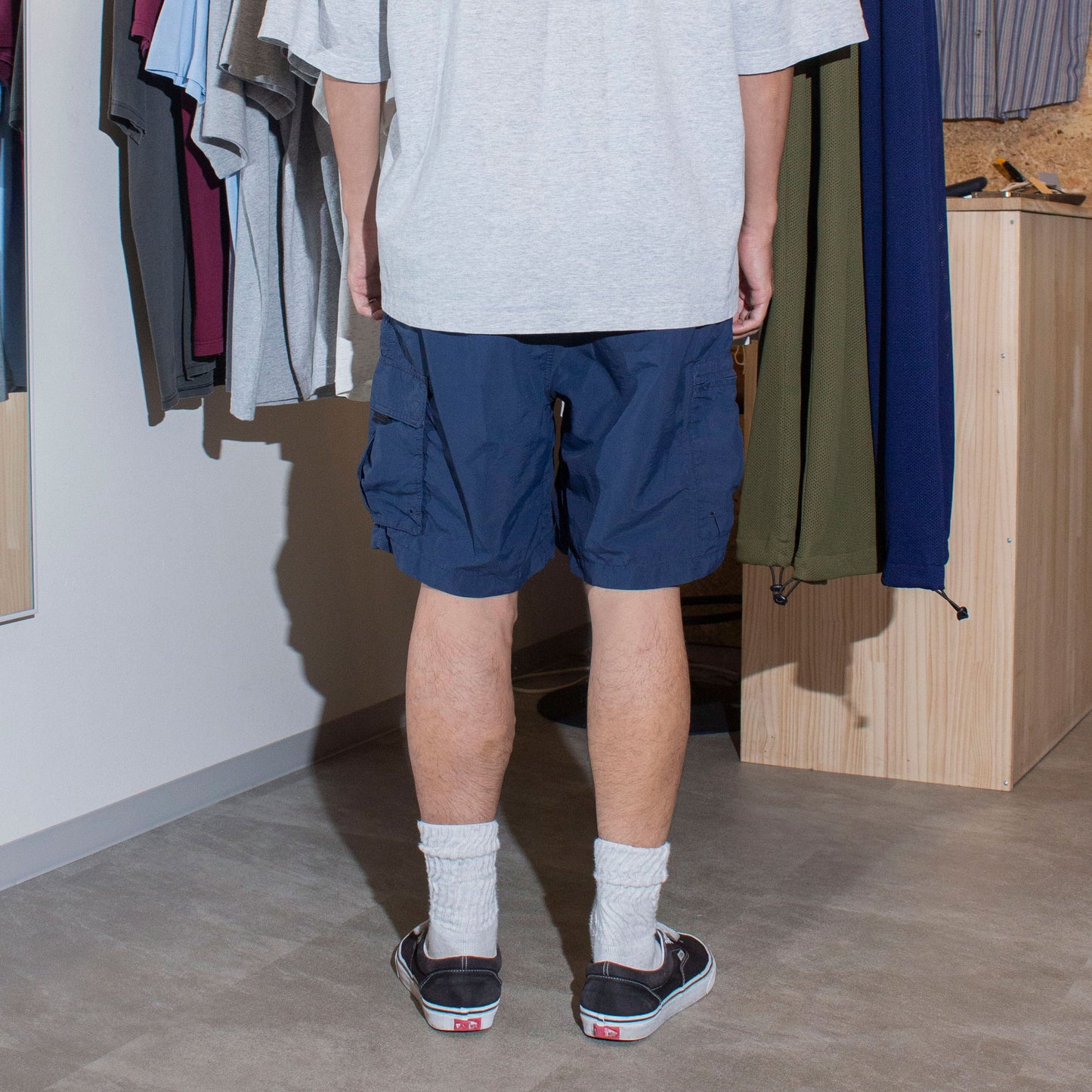 Nylon Cargo Shorts