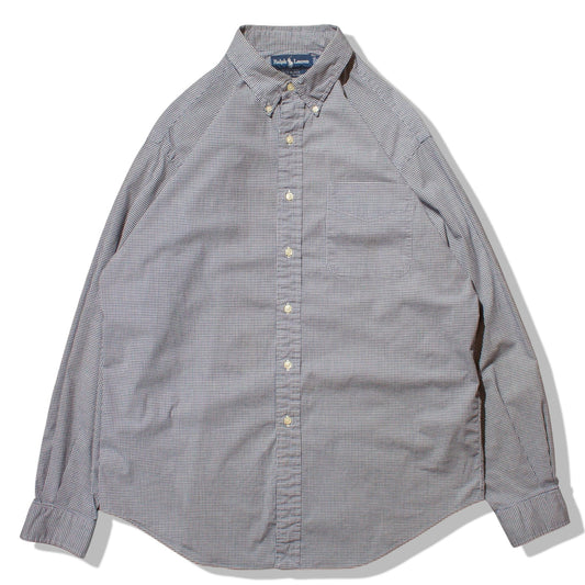 "Slim BLAKE" Gingham Check L/S Shirt【M】