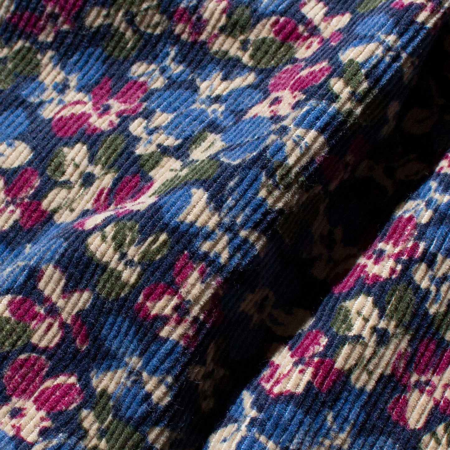 Floral Pattern Corduroy Shirt