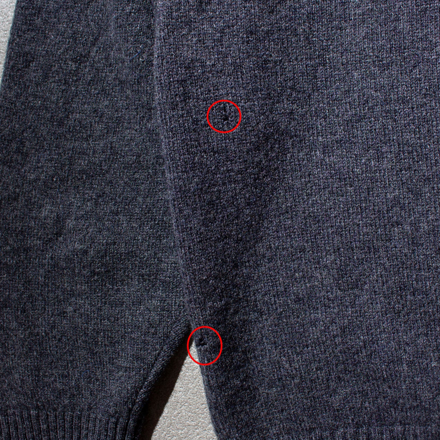 Wool knit sweater