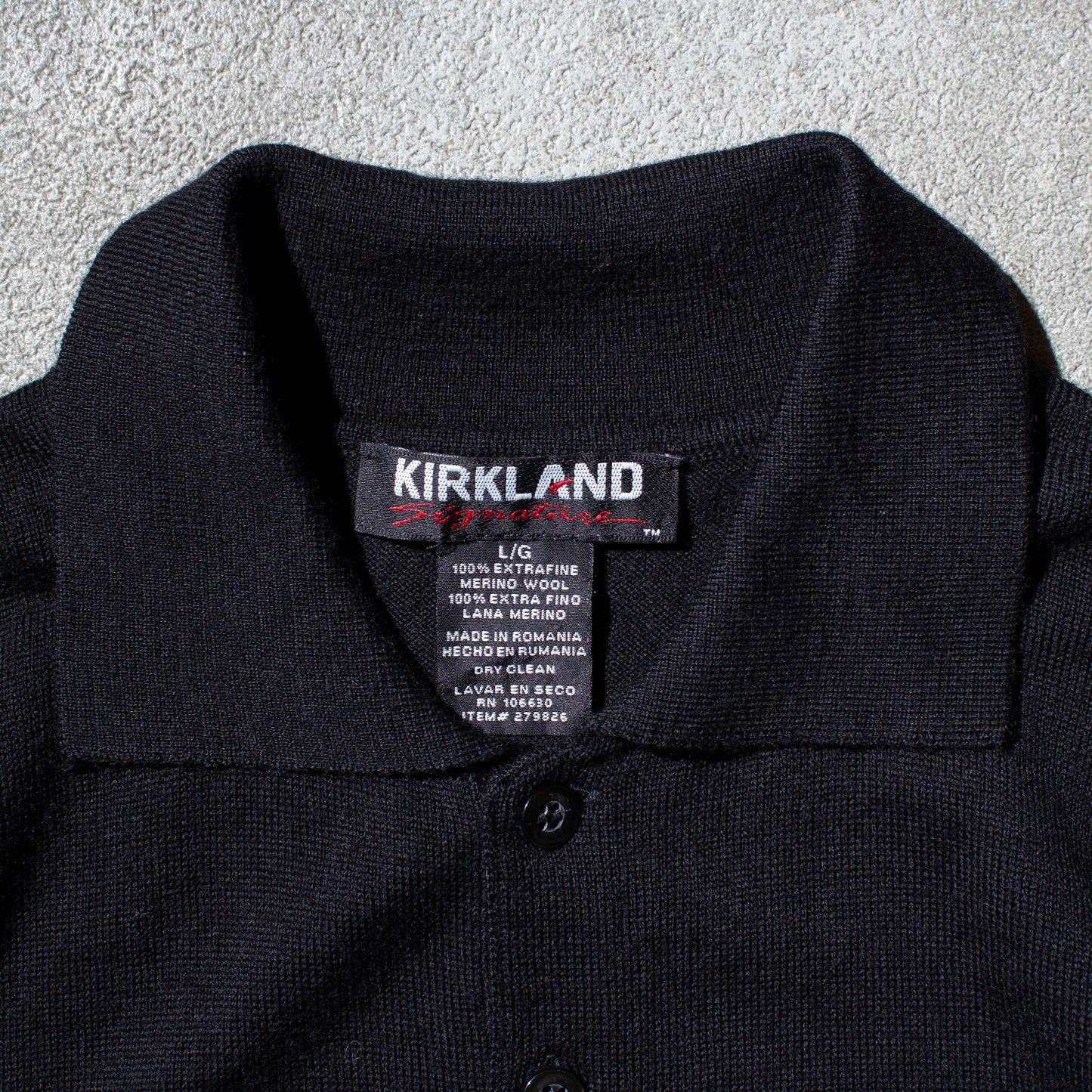Extra Merino Wool Knit Polo Sweater