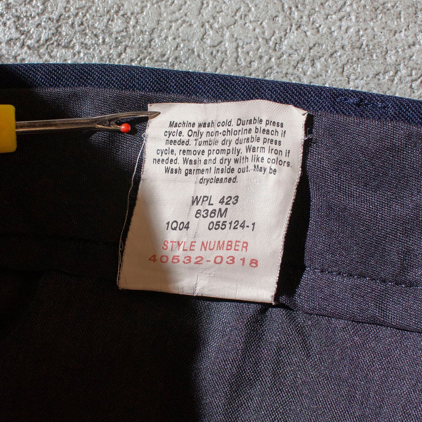 Wool×Polyester 2tuck Slacks