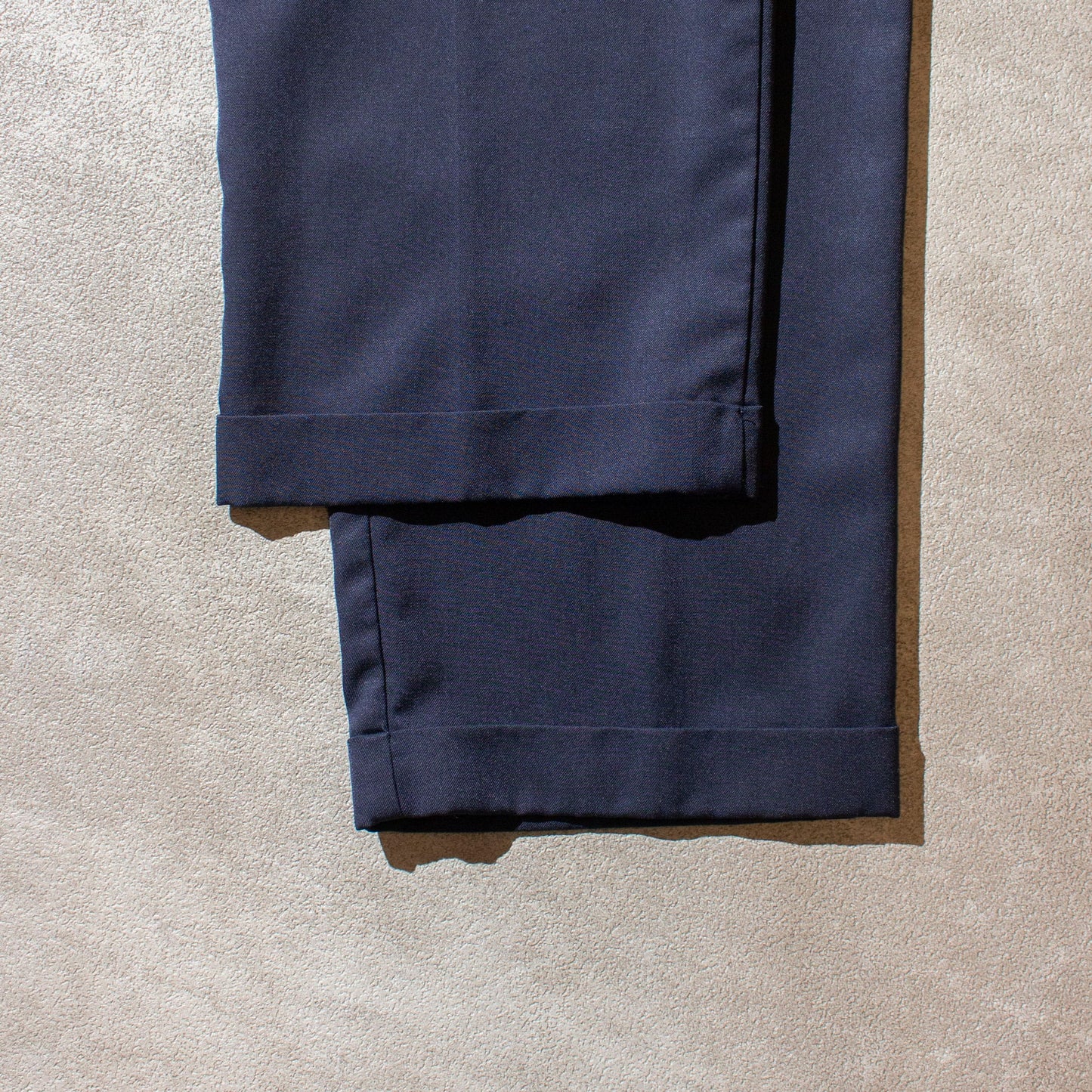 Wool×Polyester 2tuck Slacks