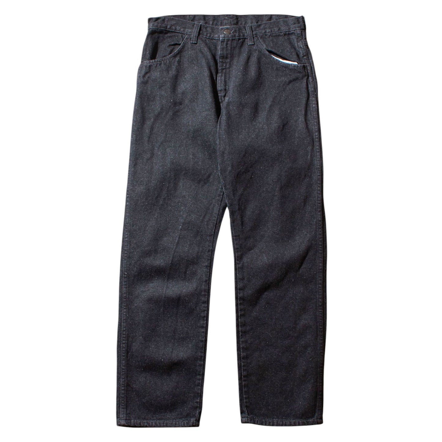 先染め Black Denim Pants