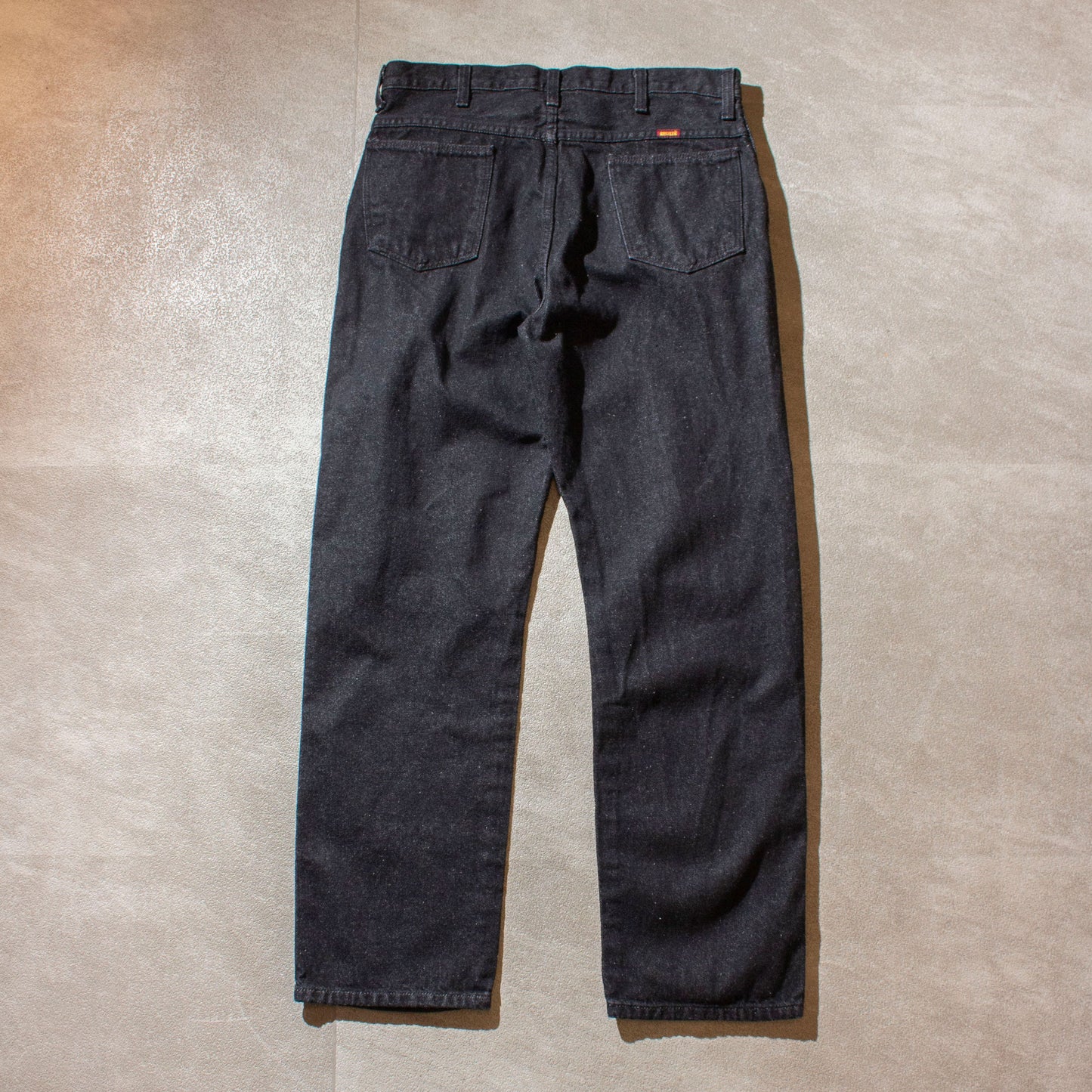 先染め Black Denim Pants