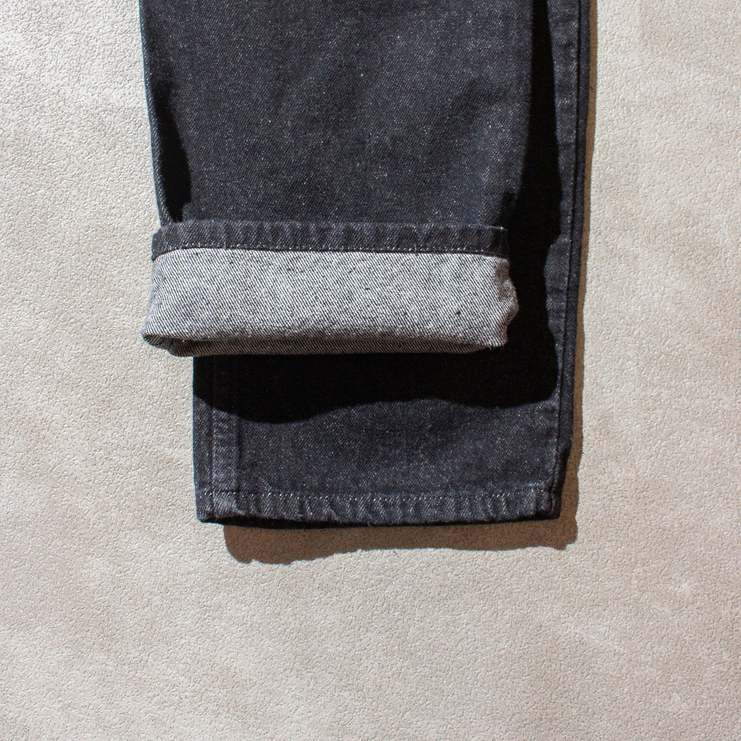 先染め Black Denim Pants