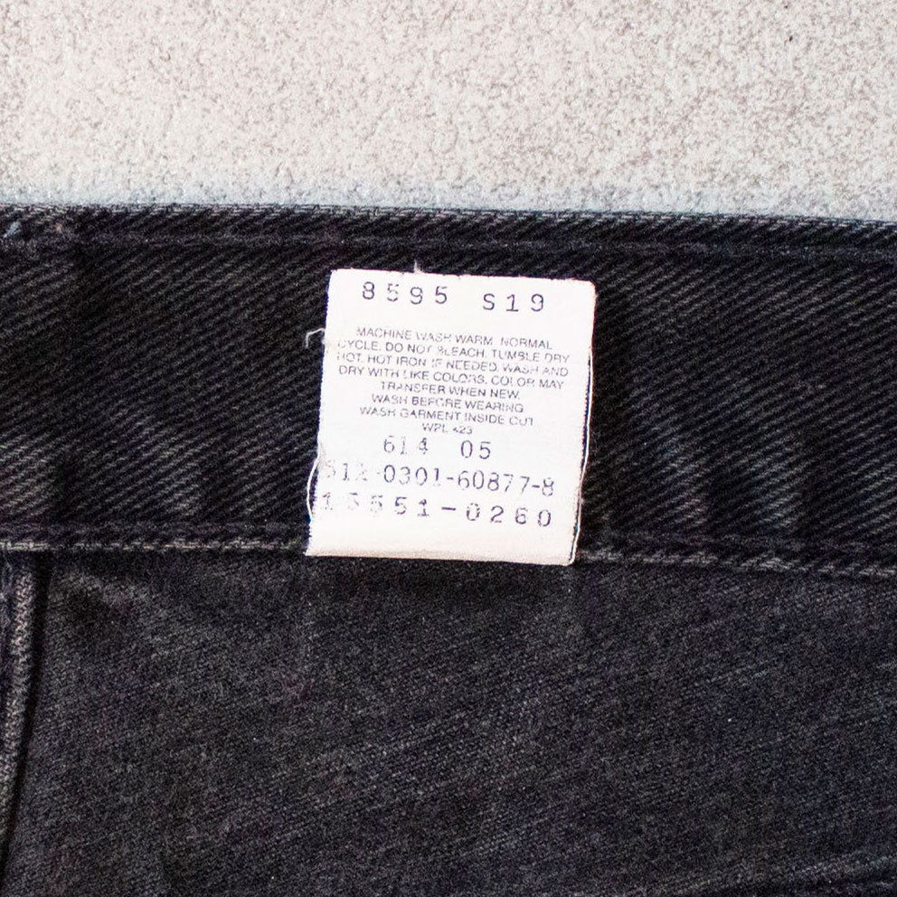 550 Denim Pants Made in U.S.A "Black"