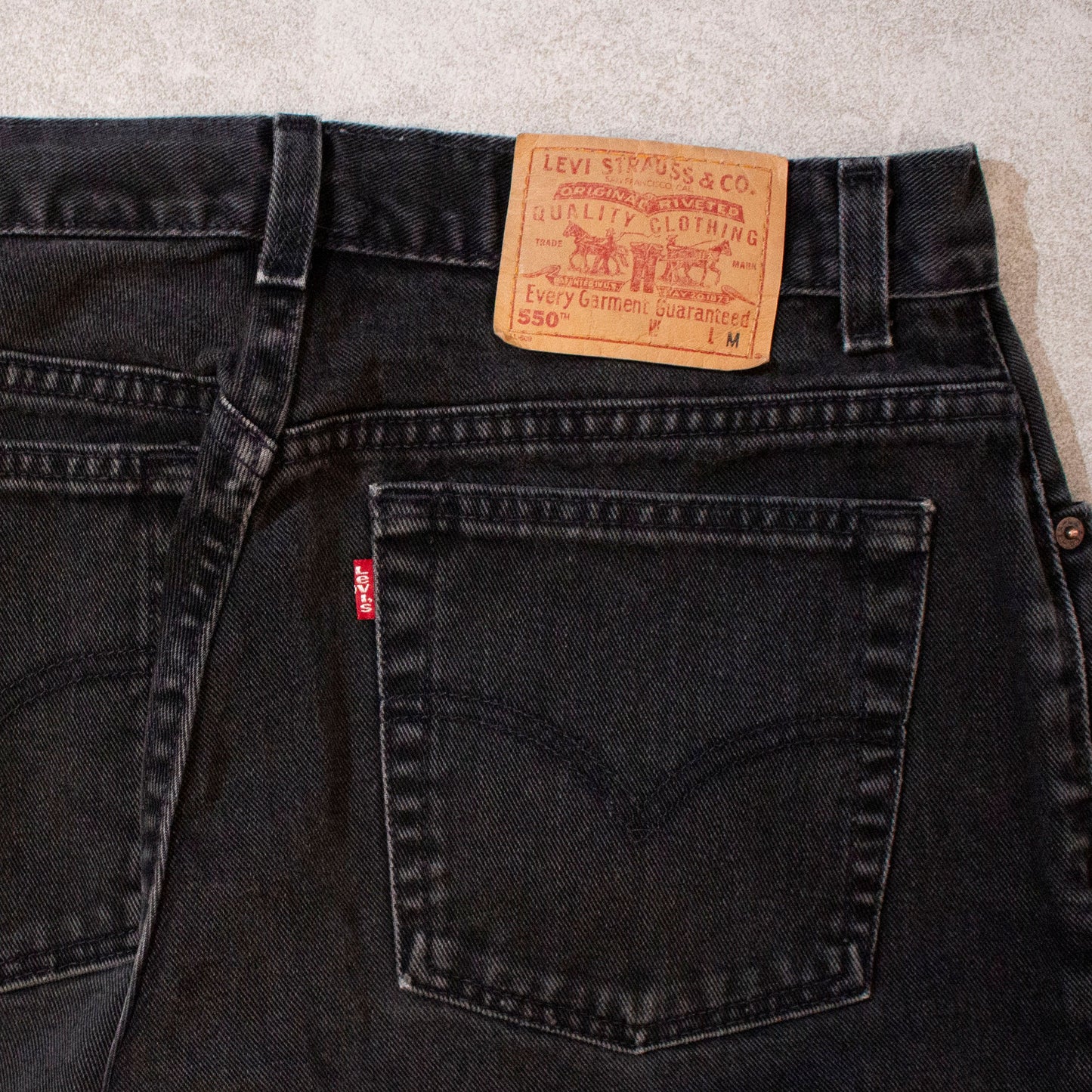 550 Denim Pants Made in U.S.A "Black"