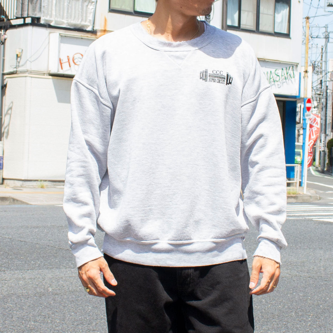 ”CCC SUPER CIRCUIT” Crewneck Sweat Made in U.S.A.