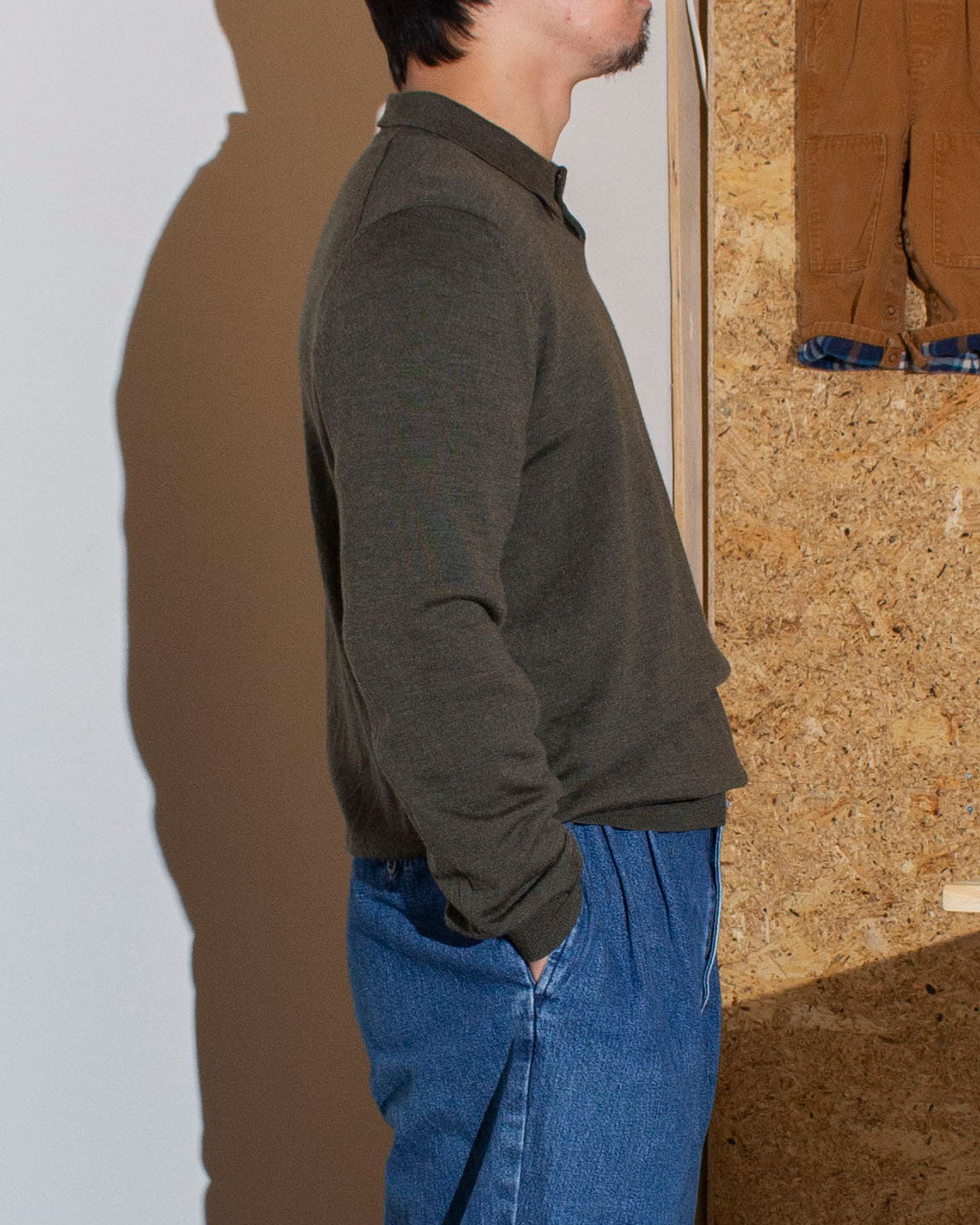 Knit Polo Sweater