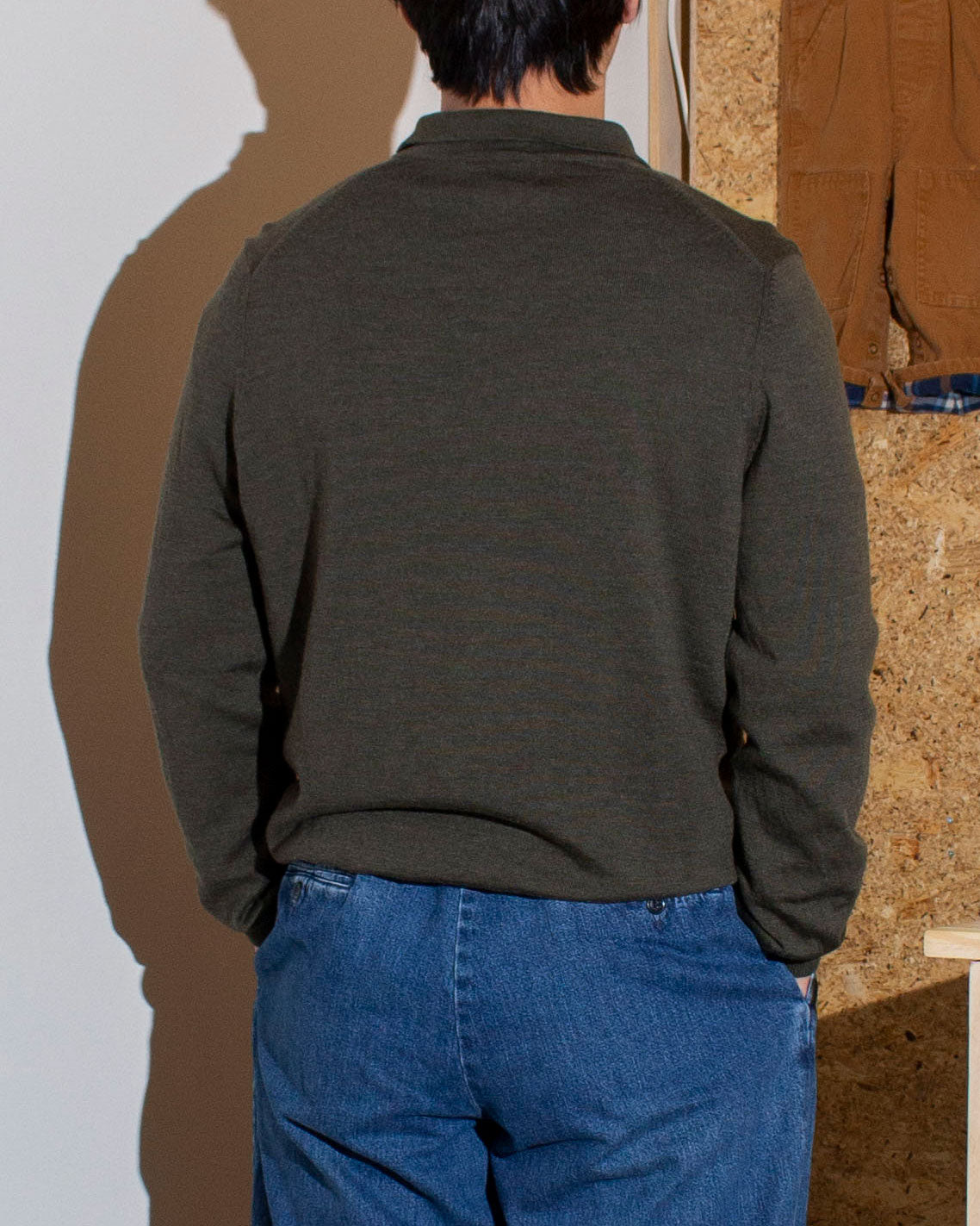 Knit Polo Sweater