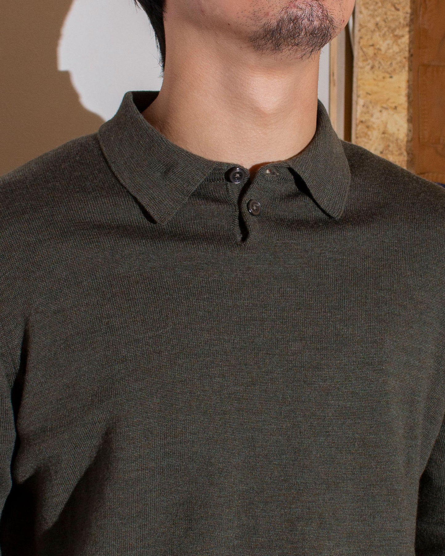 Knit Polo Sweater