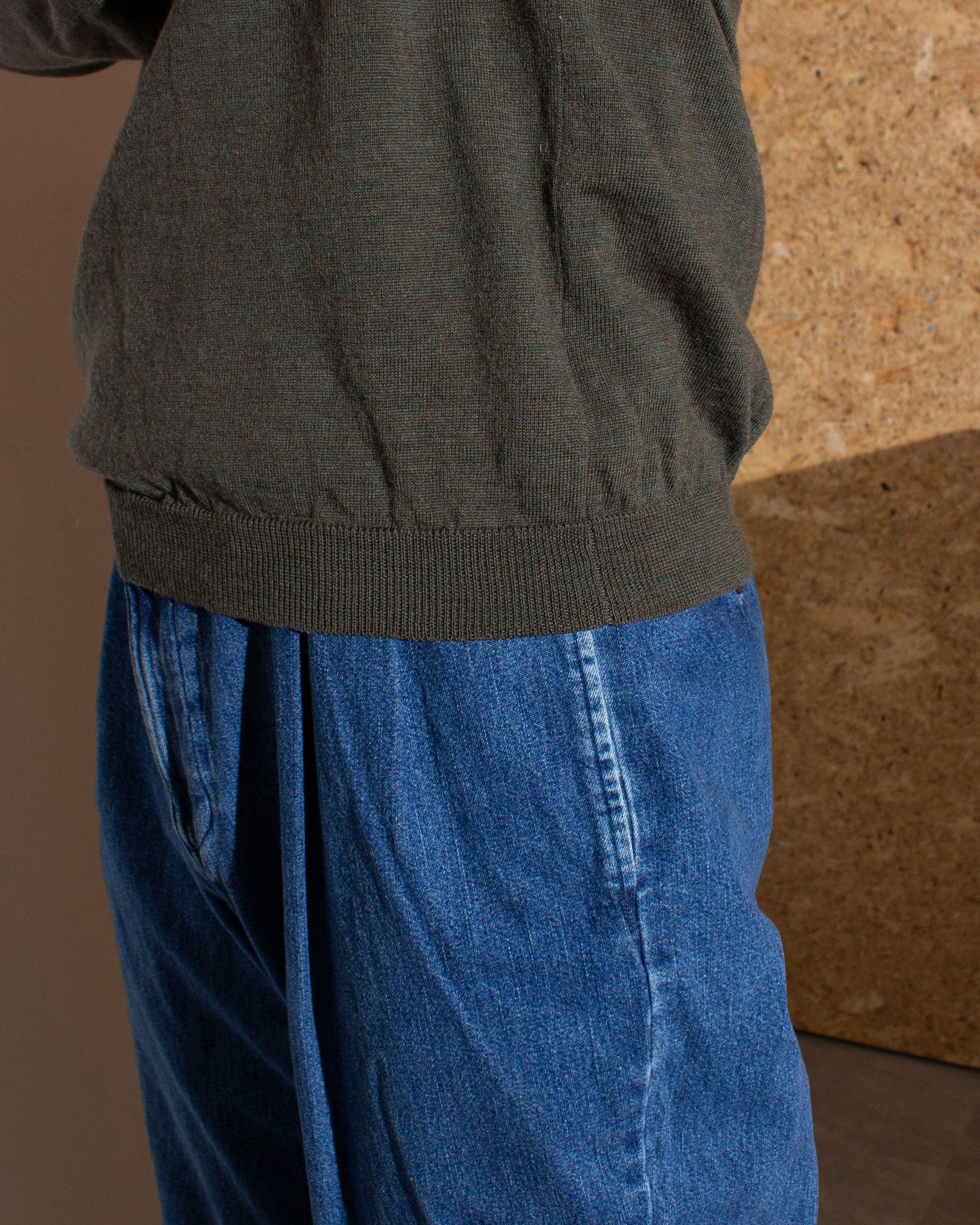 Knit Polo Sweater