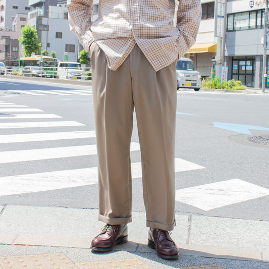 "R.O.C." Wool 3Tuck Slacks