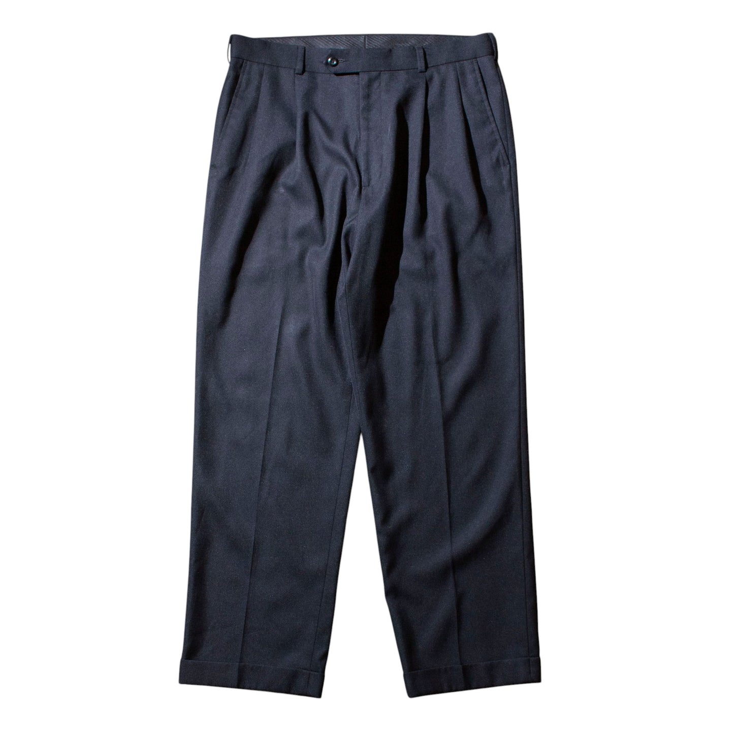 2tuck Polyester×Rayon Slacks