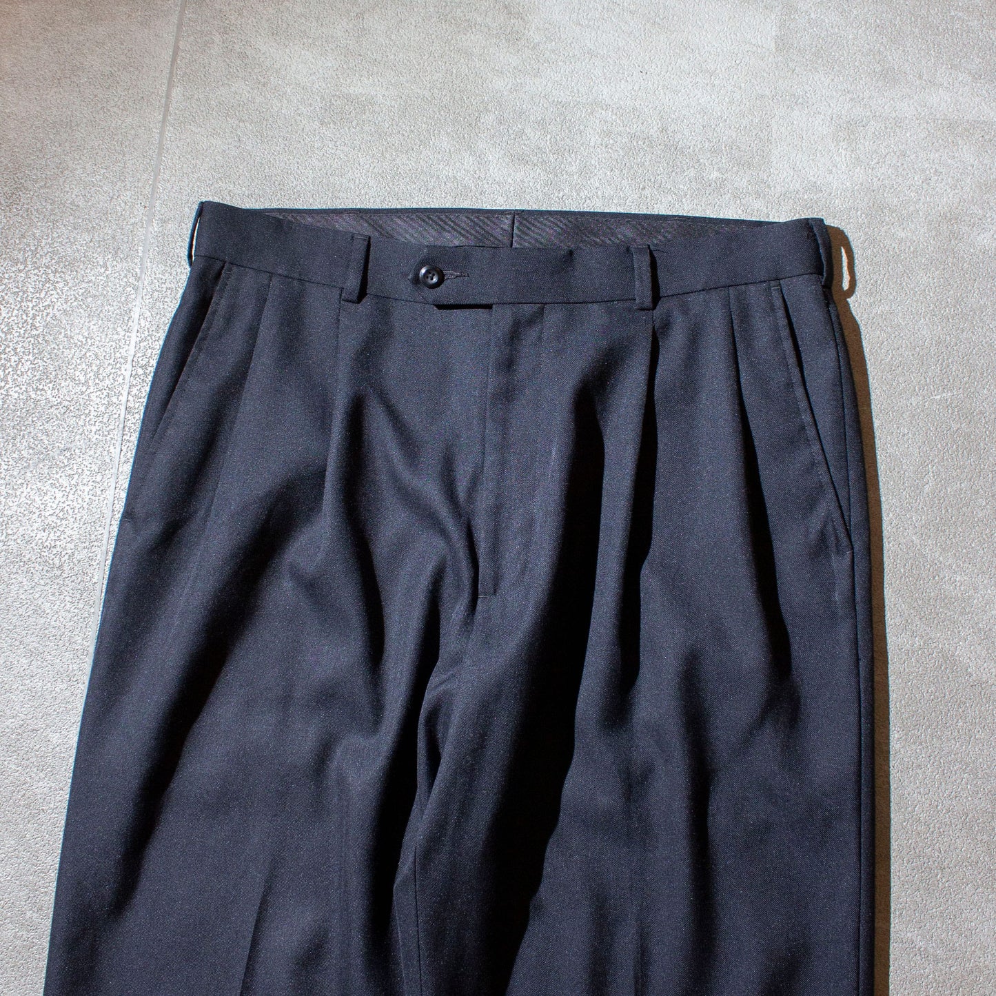 2tuck Polyester×Rayon Slacks