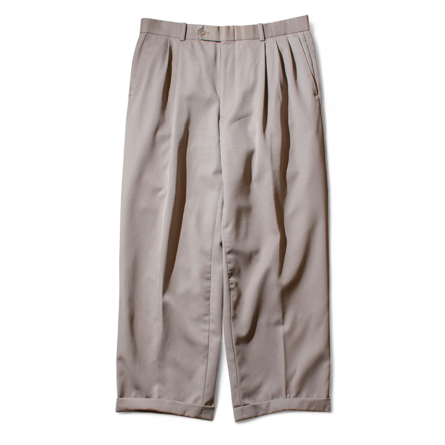 "R.O.C." Wool 3Tuck Slacks