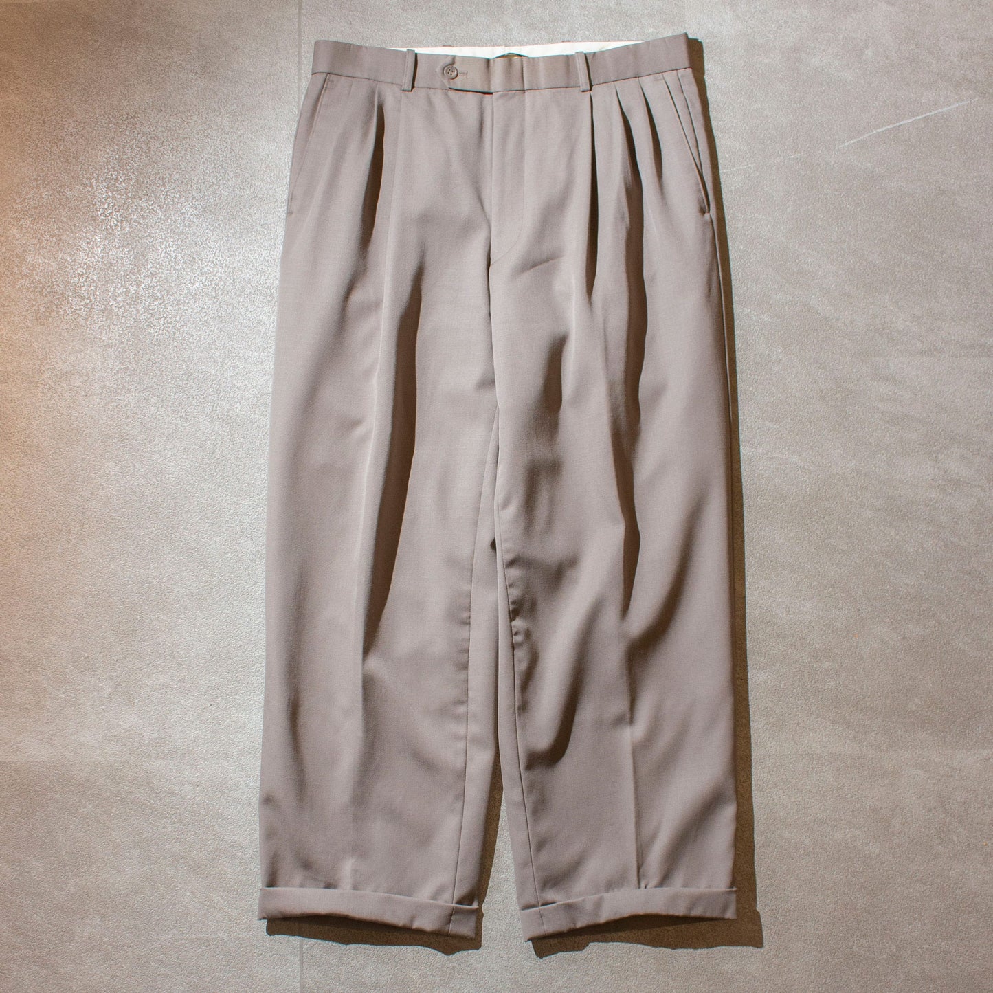 "R.O.C." Wool 3Tuck Slacks