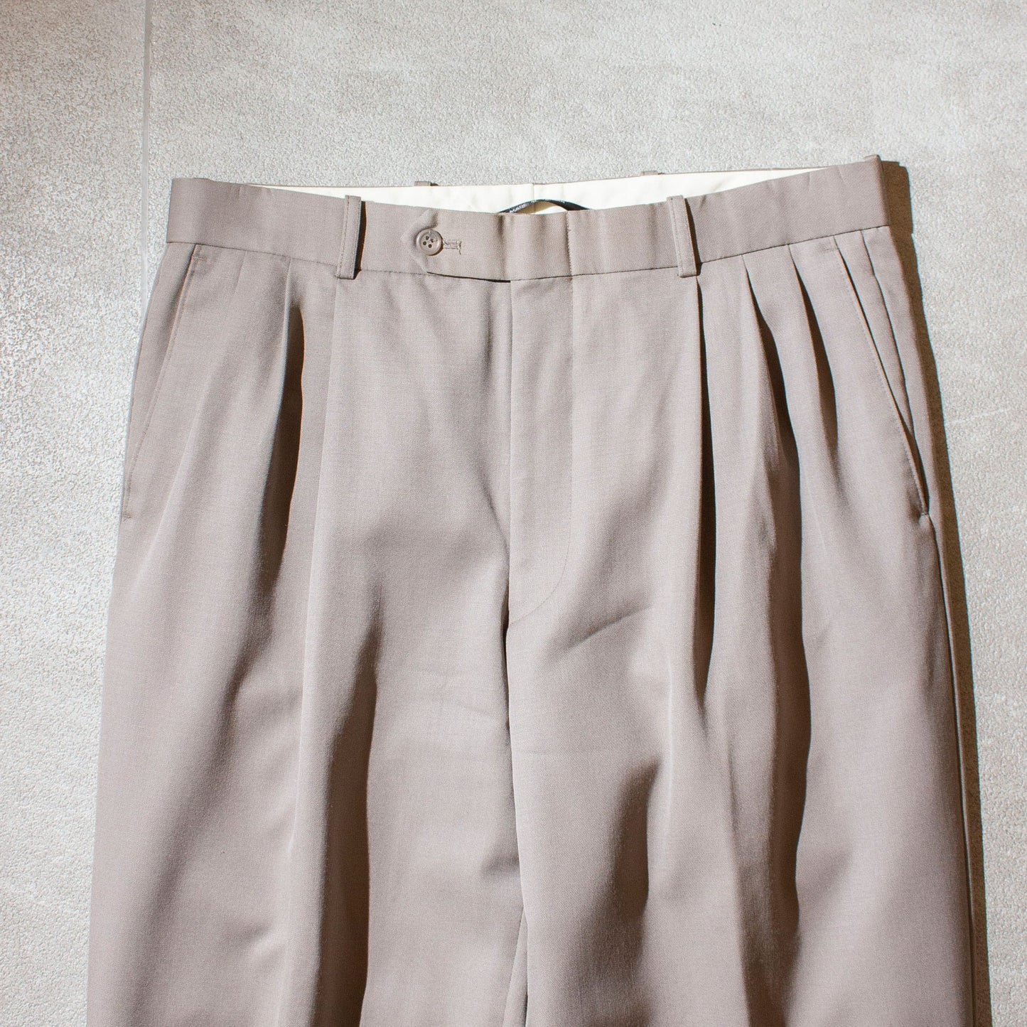 "R.O.C." Wool 3Tuck Slacks