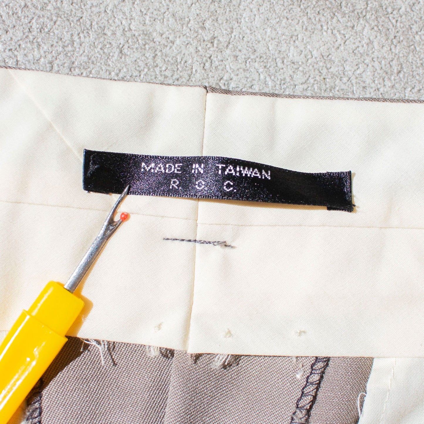 "R.O.C." Wool 3Tuck Slacks