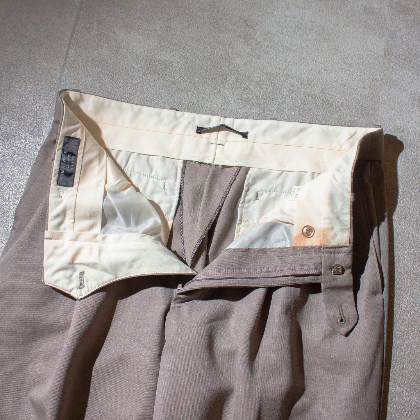 "R.O.C." Wool 3Tuck Slacks