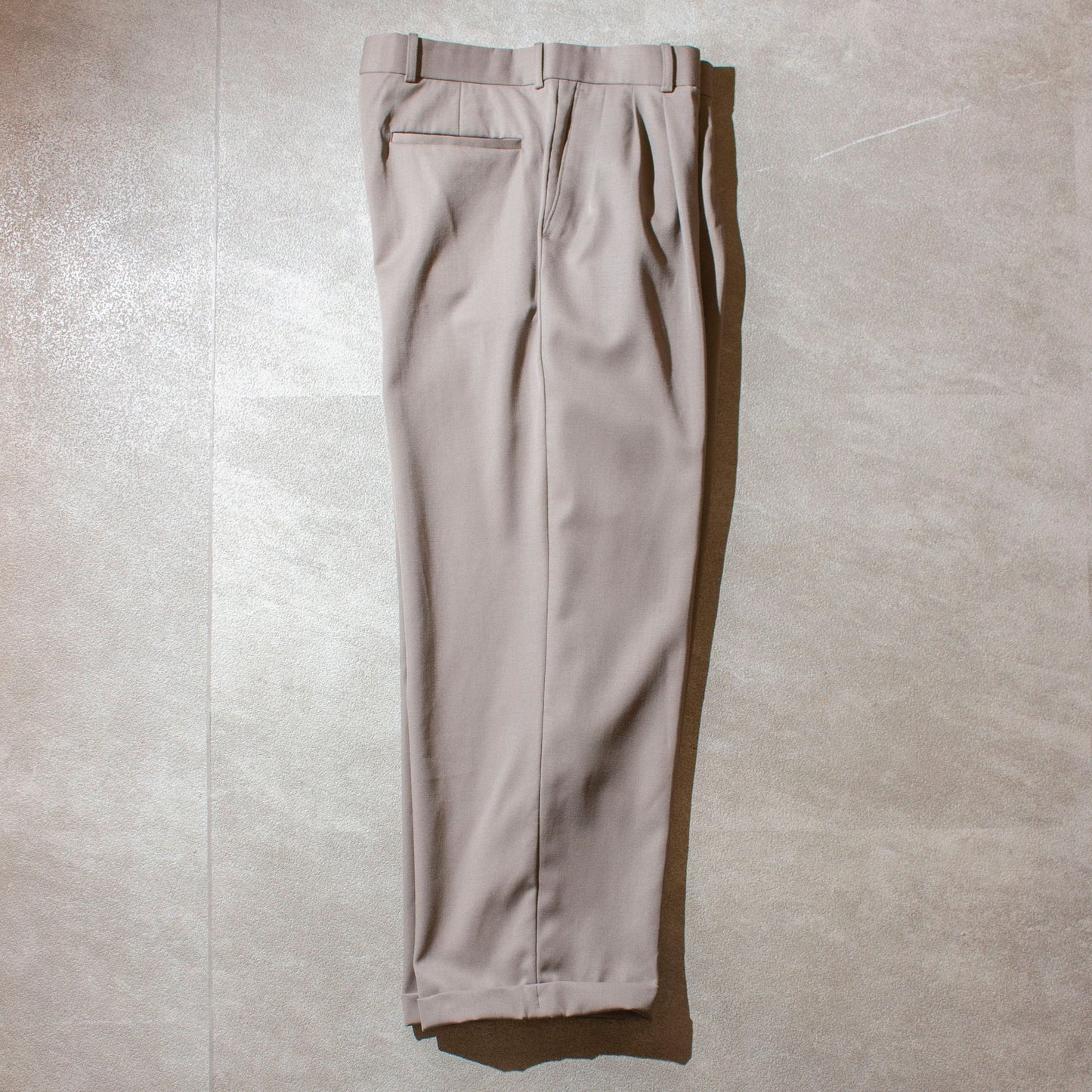 "R.O.C." Wool 3Tuck Slacks