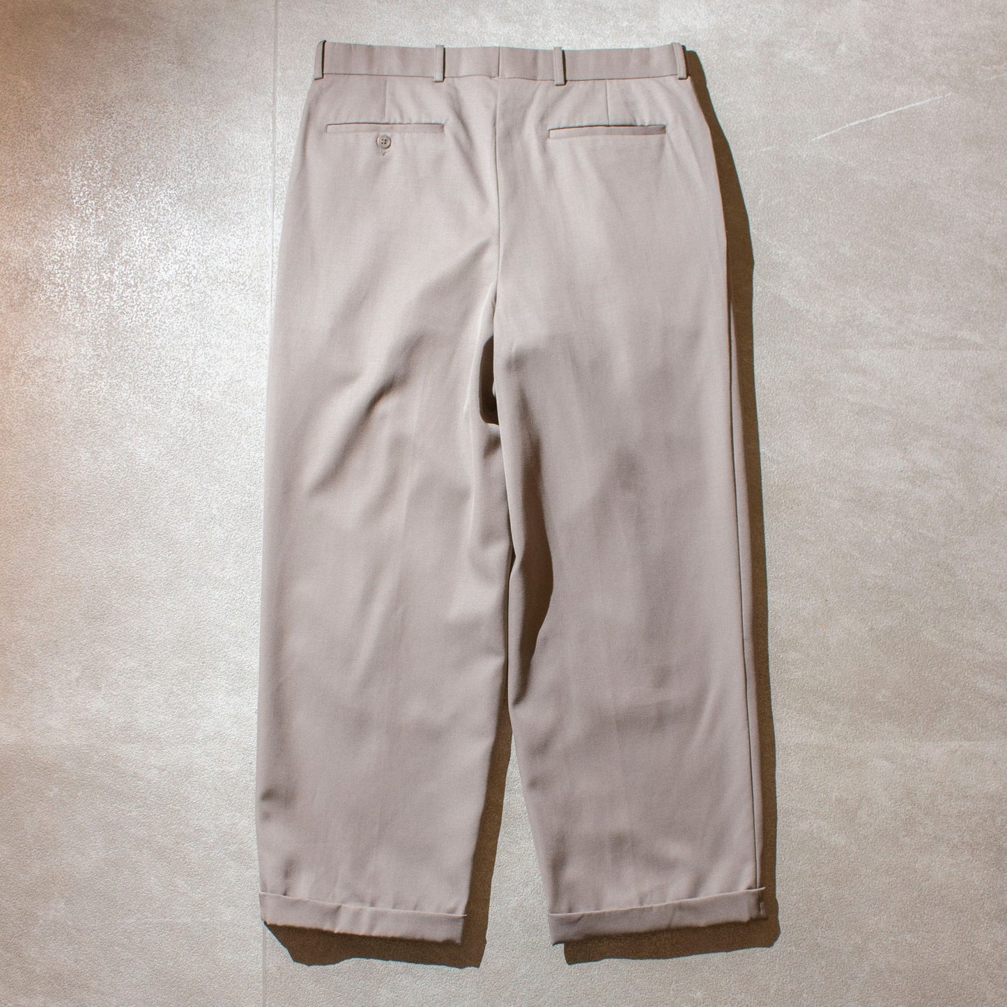 "R.O.C." Wool 3Tuck Slacks