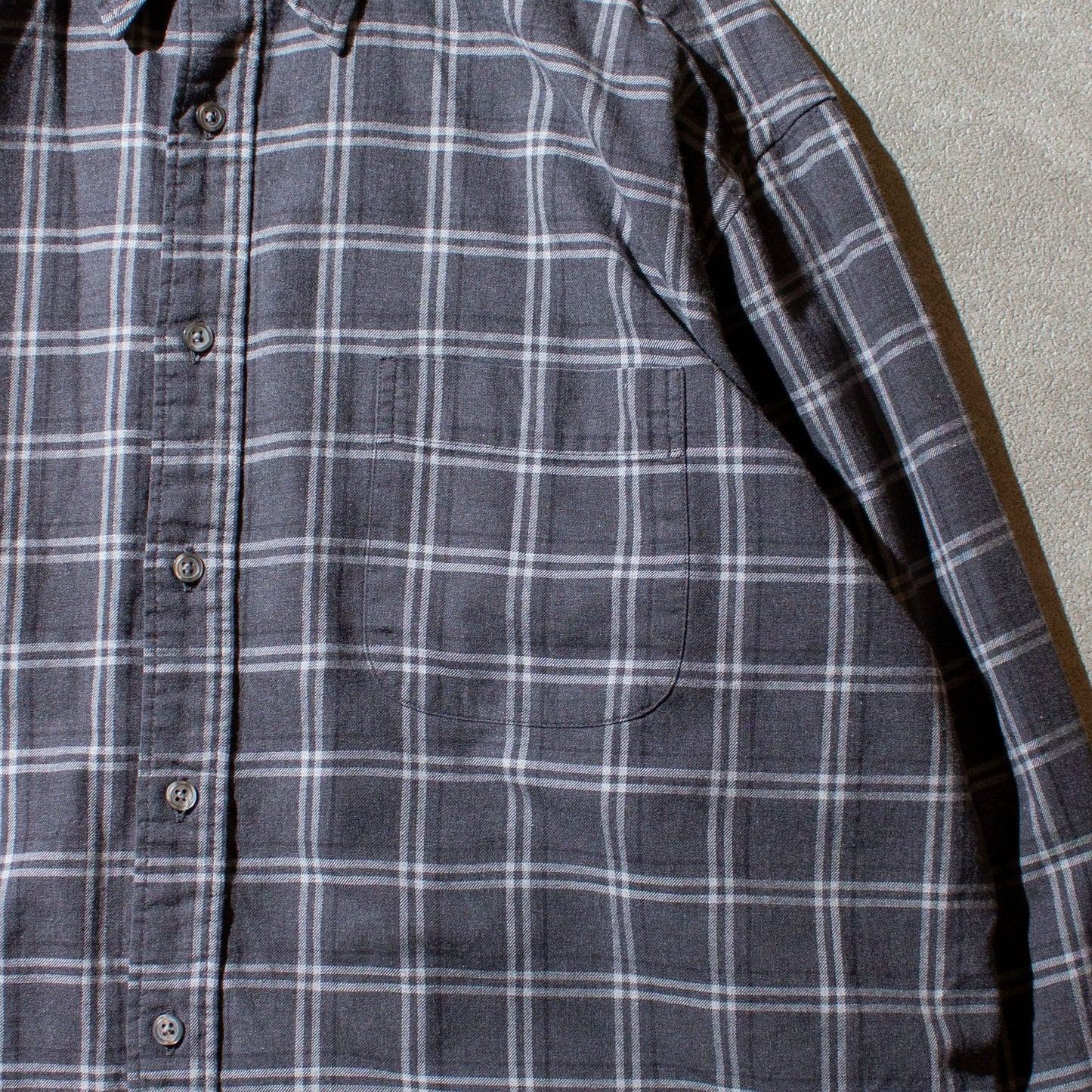 Cotton Flannel Check Shirt