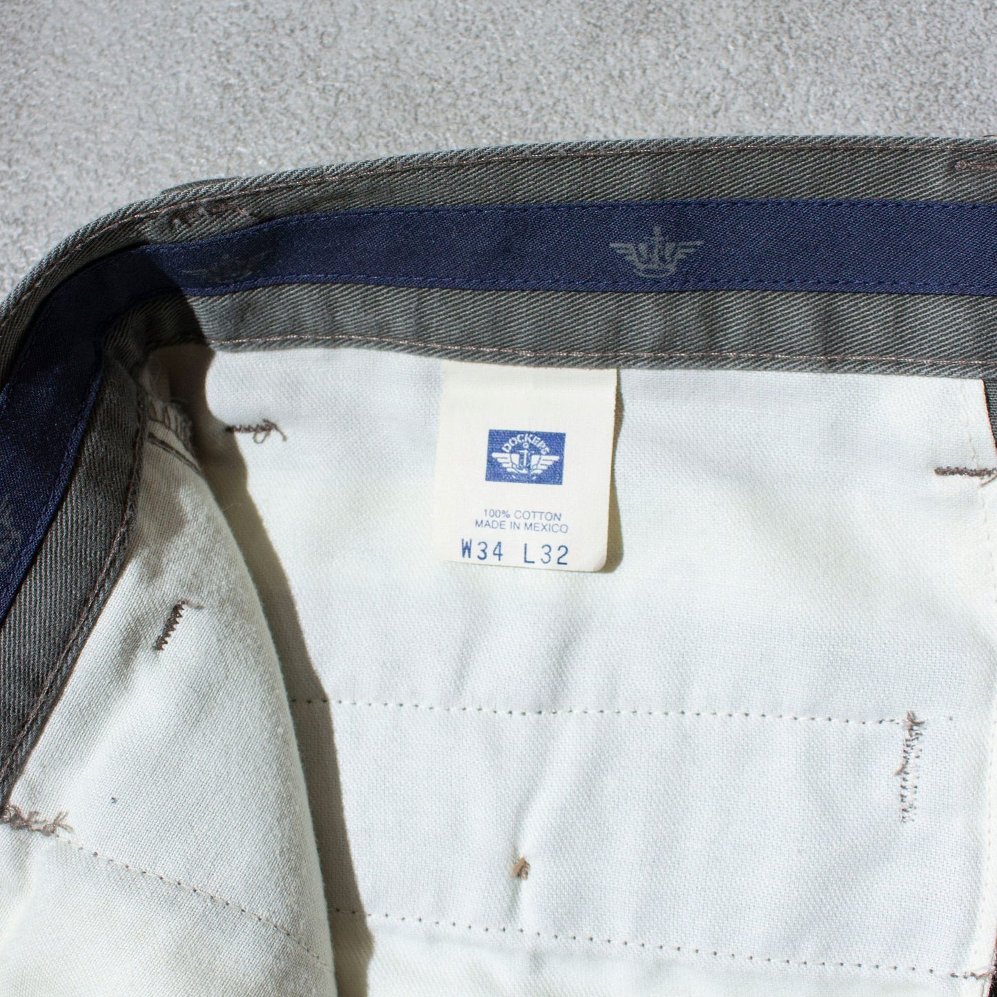 2tuck Cotton Chino Pants / KHAKI