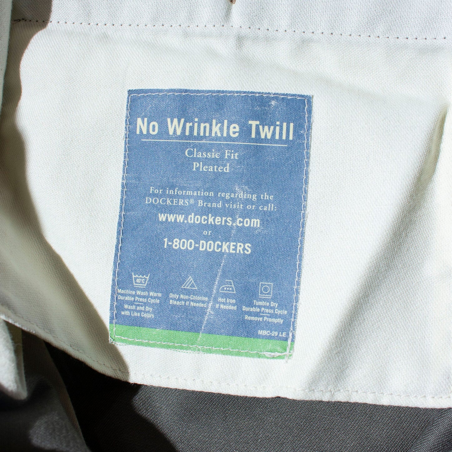 2tuck Cotton Chino Pants / KHAKI