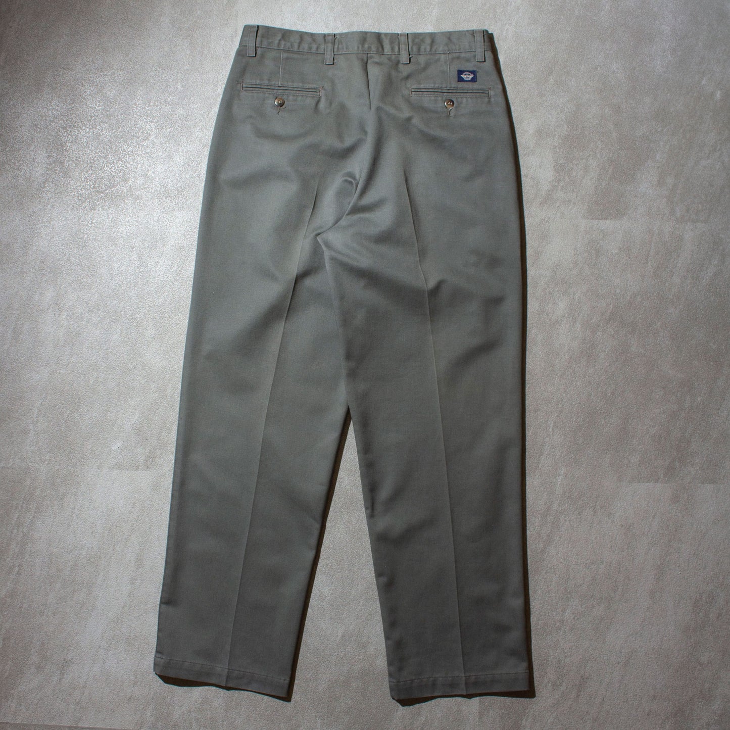 2tuck Cotton Chino Pants / KHAKI