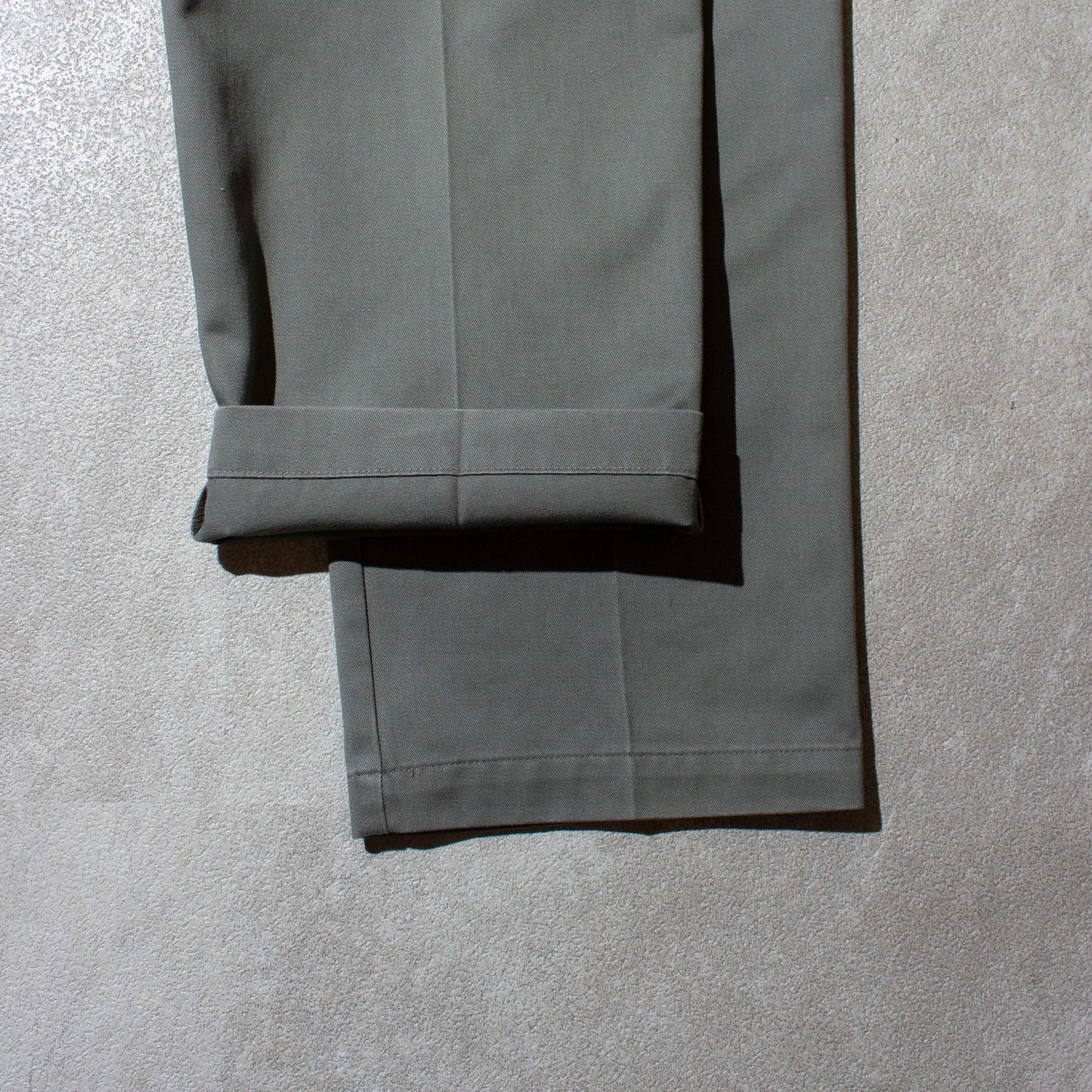 2tuck Cotton Chino Pants / KHAKI