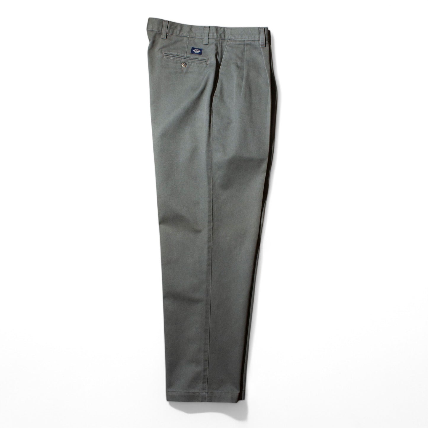 2tuck Cotton Chino Pants / KHAKI