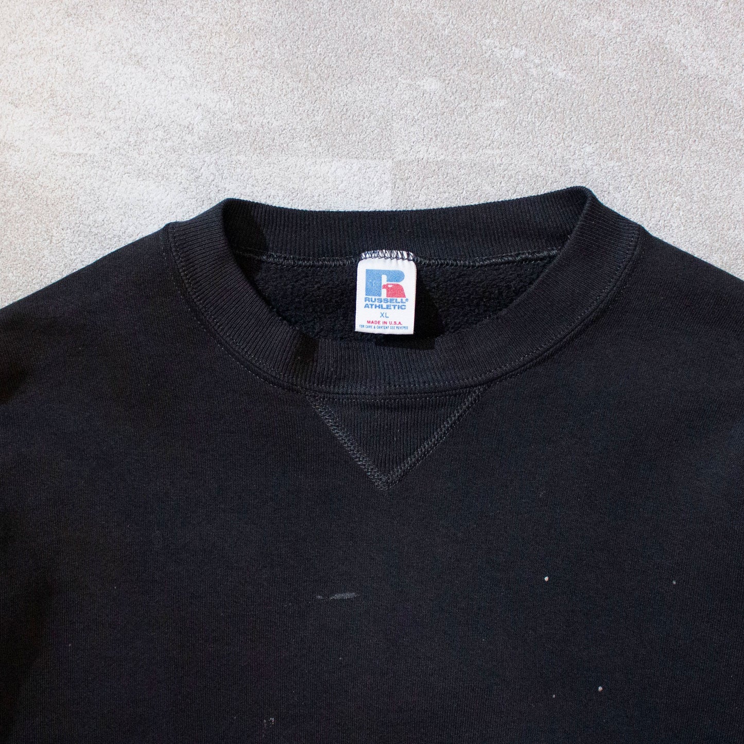 Crewneck Black Sweat Made in U.S.A.
